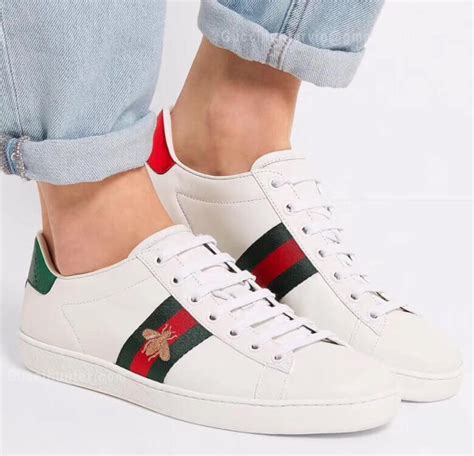 fake gucci sneakers women|gucci ace sneakers gg print.